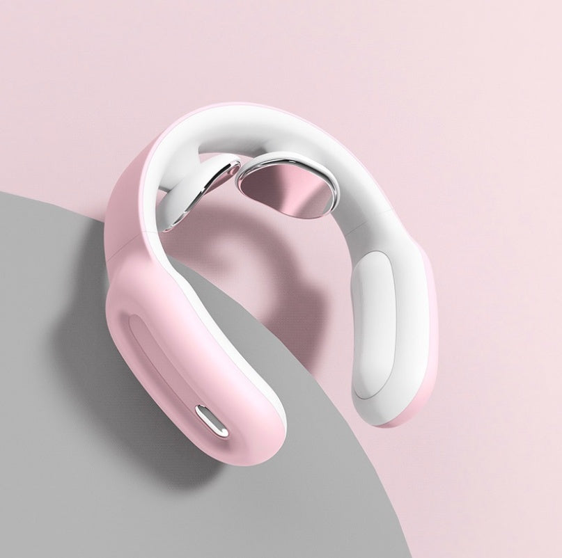 4D Neck Massager Pink - wireless pain relief device